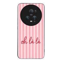 Θήκη Sonique Stripe Stories Series για Honor Magic5 Pro 5G Oh La La – Ροζ