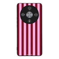 Θήκη Sonique Stripe Stories Series για Honor Magic6 Lite 5G Ρίγες Ροζ – Κόκκινο