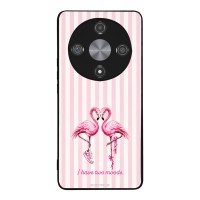 Θήκη Sonique Stripe Stories Series για Honor Magic6 Lite 5G Φλαμίνγκο