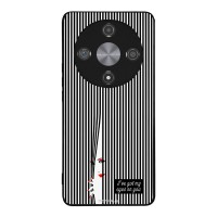 Θήκη Sonique Stripe Stories Series για Honor Magic6 Lite 5G Eye on You – Μαύρο