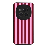 Θήκη Sonique Stripe Stories Series για Honor Magic6 Pro 5G Ρίγες Ροζ – Κόκκινο