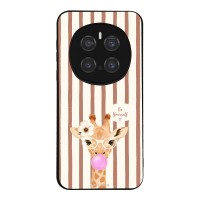 Θήκη Sonique Stripe Stories Series για Honor Magic7 Pro 5G Καφέ - Καμηλοπάρδαλη με Τσιχλόφουσκα