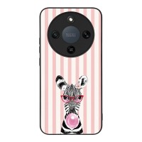 Θήκη Sonique Stripe Stories Series για Honor Magic8 Lite 5G Ζέβρα – Τσιχλόφουσκα