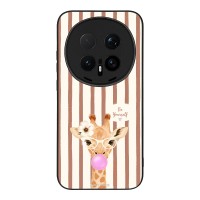 Θήκη Sonique Stripe Stories Series για Honor Magic8 Pro 5G Καφέ - Καμηλοπάρδαλη με Τσιχλόφουσκα