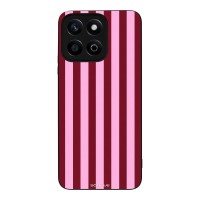 Θήκη Sonique Stripe Stories Series για Honor X7c Ρίγες Ροζ – Κόκκινο