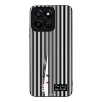 Θήκη Sonique Stripe Stories Series για Honor X7c Eye on You – Μαύρο