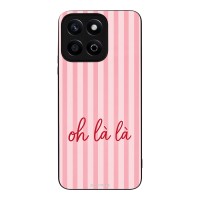 Θήκη Sonique Stripe Stories Series για Honor X7c Oh La La – Ροζ