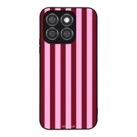 Θήκη Sonique Stripe Stories Series για Honor X8b Ρίγες Ροζ – Κόκκινο