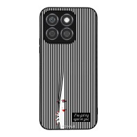 Θήκη Sonique Stripe Stories Series για Honor X8b Eye on You – Μαύρο