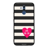 Θήκη Sonique Stripe Stories Series για Huawei Mate 20 Lite Oh La La – Μαύρο