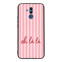Θήκη Sonique Stripe Stories Series για Huawei Mate 20 Lite Oh La La – Ροζ