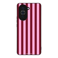 Θήκη Sonique Stripe Stories Series για Huawei Nova 10 Pro Ρίγες Ροζ – Κόκκινο