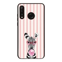 Θήκη Sonique Stripe Stories Series για Huawei P30 Lite Ζέβρα – Τσιχλόφουσκα