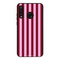 Θήκη Sonique Stripe Stories Series για Huawei P30 Lite Ρίγες Ροζ – Κόκκινο