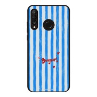 Θήκη Sonique Stripe Stories Series για Huawei P30 Lite Bonjour Blue