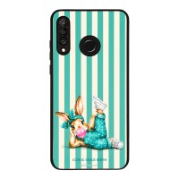 Θήκη Sonique Stripe Stories Series για Huawei P30 Lite Iconic Λαγουδάκι