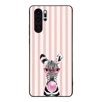 Θήκη Sonique Stripe Stories Series για Huawei P30 Pro Ζέβρα – Τσιχλόφουσκα