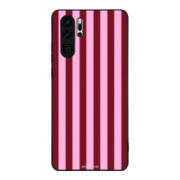 Θήκη Sonique Stripe Stories Series για Huawei P30 Pro Ρίγες Ροζ – Κόκκινο