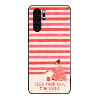 Θήκη Sonique Stripe Stories Series για Huawei P30 Pro Feed Your Ego