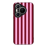 Θήκη Sonique Stripe Stories Series για Huawei Pura 70 Ρίγες Ροζ – Κόκκινο