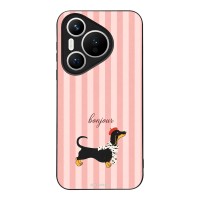 Θήκη Sonique Stripe Stories Series για Huawei Pura 70 Bonjour Puppy