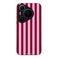 Θήκη Sonique Stripe Stories Series για Huawei Pura 70 Pro Ρίγες Ροζ – Κόκκινο