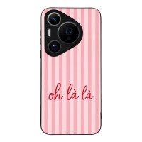 Θήκη Sonique Stripe Stories Series για Huawei Pura 70 Pro Oh La La – Ροζ