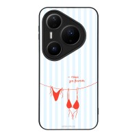 Θήκη Sonique Stripe Stories Series για Huawei Pura 80 Pro 5G Πάμε για Βουτιά;
