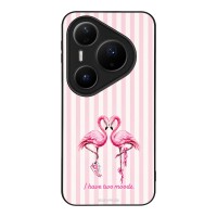 Θήκη Sonique Stripe Stories Series για Huawei Pura 80 Pro 5G Φλαμίνγκο