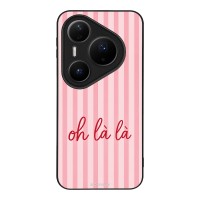 Θήκη Sonique Stripe Stories Series για Huawei Pura 80 Pro 5G Oh La La – Ροζ