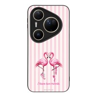 Θήκη Sonique Stripe Stories Series για Huawei Pura 80 Ultra Φλαμίνγκο