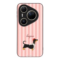 Θήκη Sonique Stripe Stories Series για Huawei Pura 80 Ultra Bonjour Puppy