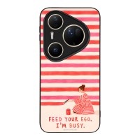 Θήκη Sonique Stripe Stories Series για Huawei Pura 80 Ultra Feed Your Ego