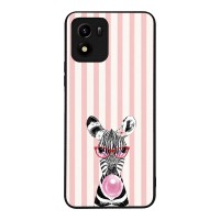 Θήκη Sonique Stripe Stories Series για VIVO Y01 4G Ζέβρα – Τσιχλόφουσκα