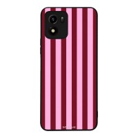 Θήκη Sonique Stripe Stories Series για VIVO Y01 4G Ρίγες Ροζ – Κόκκινο
