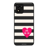 Θήκη Sonique Stripe Stories Series για VIVO Y01 4G Oh La La – Μαύρο