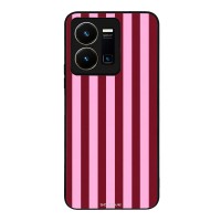 Θήκη Sonique Stripe Stories Series για VIVO Y35 4G / VIVO Y22 / VIVO Y22S Ρίγες Ροζ – Κόκκινο