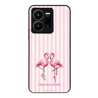 Θήκη Sonique Stripe Stories Series για VIVO Y35 4G / VIVO Y22 / VIVO Y22S Φλαμίνγκο