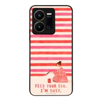 Θήκη Sonique Stripe Stories Series για VIVO Y35 4G / VIVO Y22 / VIVO Y22S Feed Your Ego