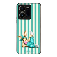 Θήκη Sonique Stripe Stories Series για VIVO Y35 4G / VIVO Y22 / VIVO Y22S Iconic Λαγουδάκι