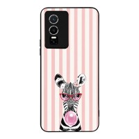 Θήκη Sonique Stripe Stories Series για VIVO Y74s / VIVO Y76 5G Ζέβρα – Τσιχλόφουσκα