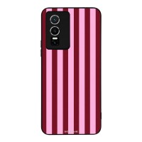 Θήκη Sonique Stripe Stories Series για VIVO Y74s / VIVO Y76 5G Ρίγες Ροζ – Κόκκινο