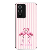 Θήκη Sonique Stripe Stories Series για VIVO Y74s / VIVO Y76 5G Φλαμίνγκο