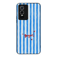 Θήκη Sonique Stripe Stories Series για VIVO Y74s / VIVO Y76 5G Bonjour Blue