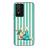 Θήκη Sonique Stripe Stories Series για VIVO Y74s / VIVO Y76 5G Iconic Λαγουδάκι