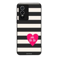 Θήκη Sonique Stripe Stories Series για VIVO Y74s / VIVO Y76 5G Oh La La – Μαύρο