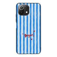Θήκη Sonique Stripe Stories Series  για Xiaomi Mi 11 Lite 4G / Mi 11 Lite 5G Bonjour Blue