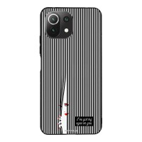 Θήκη Sonique Stripe Stories Series  για Xiaomi Mi 11 Lite 4G / Mi 11 Lite 5G Eye on You – Μαύρο
