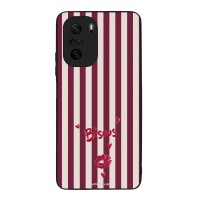 Θήκη Sonique Stripe Stories Series  για Xiaomi Poco F3 / Mi 11i Φιλάκια