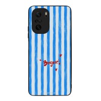 Θήκη Sonique Stripe Stories Series  για Xiaomi Poco F3 / Mi 11i Bonjour Blue
